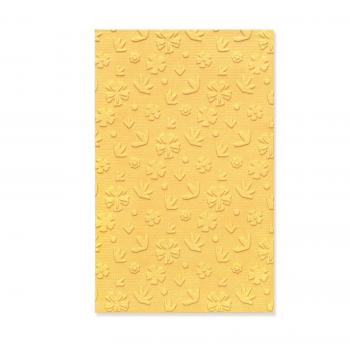 Sizzix • Multi-Level Textured Mini Embossing Folder Scattered Florals