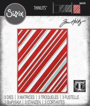 Sizzix, Thinlits Die by Tim Holtz Layered Stripes