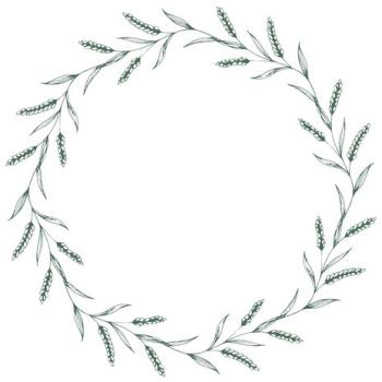 Sizzix, Clear Stamps Garden Botanicals