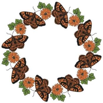 Sizzix, Clear Stamps by Lisa Jones Nature Butterflies