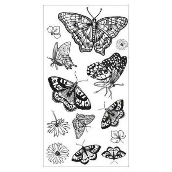Sizzix, Clear Stamps by Lisa Jones Nature Butterflies
