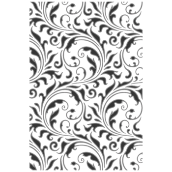 Sizzix, Multi-Level Textured Impressions Vault Flourish