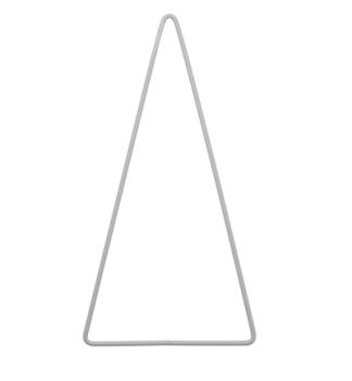 Stafil, Metallform Triangle, weiß