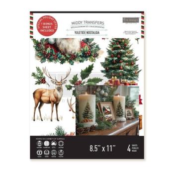 Re-Design with Prima, Yuletide Nostalgia Middy Transfers incl. Bonus Bogen