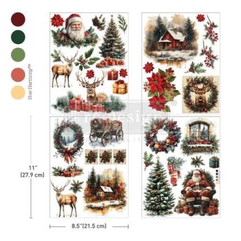 Re-Design with Prima, Yuletide Nostalgia Middy Transfers incl. Bonus Bogen