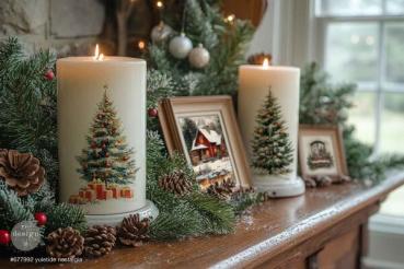 Re-Design with Prima, Yuletide Nostalgia Middy Transfers incl. Bonus Bogen