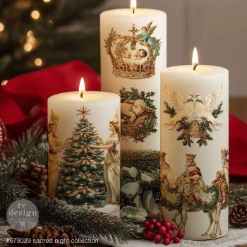 Re-Design with Prima, Sacred Night Collection Middy Transfers incl. Bonus Bogen