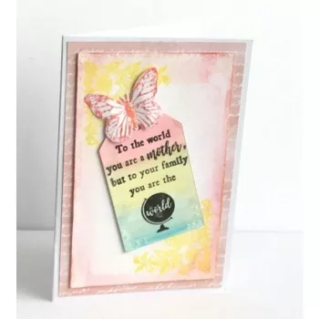 Crafter's Companion Clear Acrylic Stamp - You are the World
