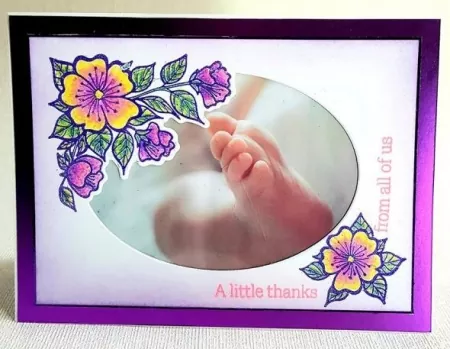 Gemini Photo Frame Stamp and Die - Primrose Corner, Crafters Companion