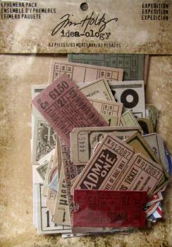 Idea-ology, Tim Holtz Ephemera Pack Expedition