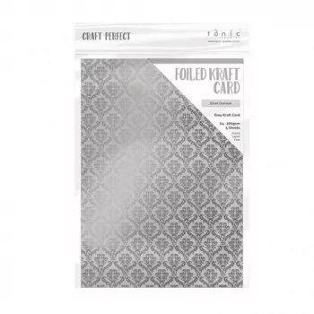 Tonic Studios • Craft perfect A4 x5 280g foiled damask