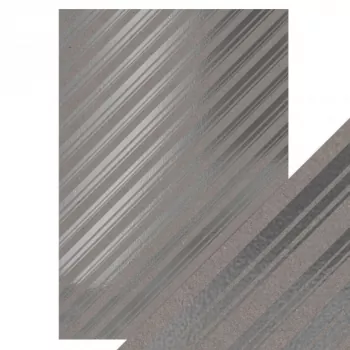 Tonic Studios • Nuvo foiled kraft card silver strokes