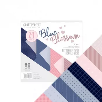 Tonic Studios • Paper 6x6" x24 blue blossom