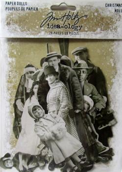 idea-ology, Tim Holtz Christmas/Noel Paper Dolls