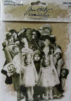idea-ology, Tim Holtz Christmas/Noel 2 Paper Dolls