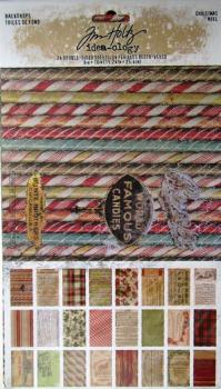 idea-ology, Tim Holtz Backdrops Christmas / Noel 2