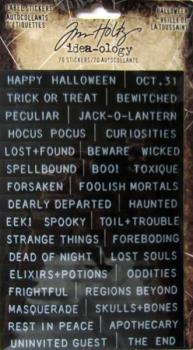 idea-ology, Tim Holtz Halloween Label Sticker