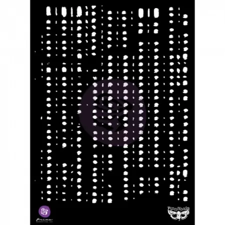 Schablone / Stencil 17,8x22,9cm dots & stripes, Prima Marketing
