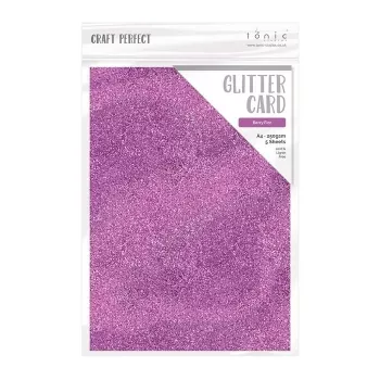 Tonic Studios • Craft perfect glitter card berry fizz