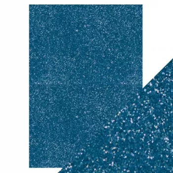 Tonic Studios • Card A4 x5 glitter cobalt blue