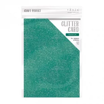 Tonic Studios • Nuvo glitter card turquoise lake