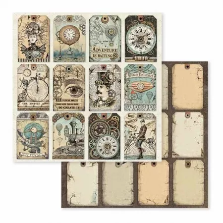 Stamperia, Voyages Fantastiques 12x12 Inch Paper Pack