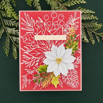 Spellbinders, Christmas Florals Die and Stencil Bundle