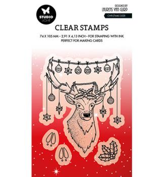 Studiolight • Stamp Christmas deer By Laurens nr.487