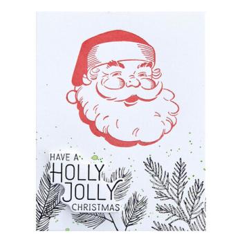 Spellbinders, Holly Jolly Santa Press Plate & Die Set