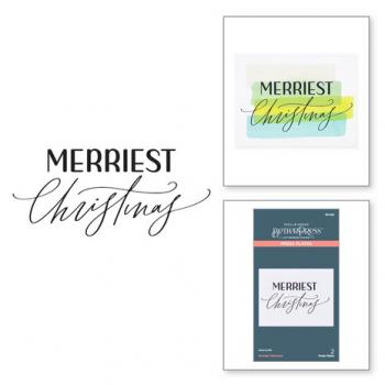 Spellbinders, Merriest Christmas Press Plate