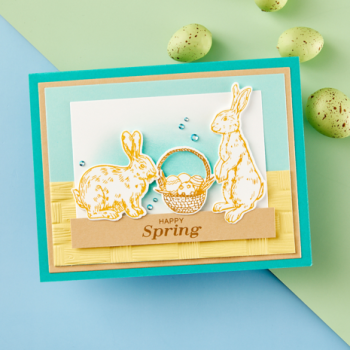 Spellbinders, BetterPress Spring Bunnies Press Plate & Die Set