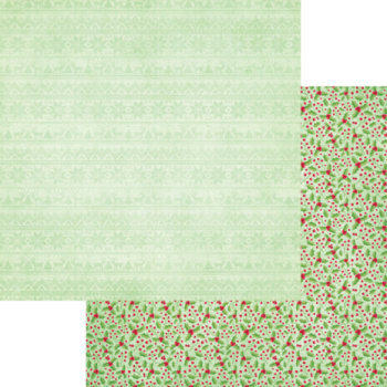 Elizabeth Craft Designs, Holly Jolly Christmas 12x12 Inch Patterned Cardstock Paper