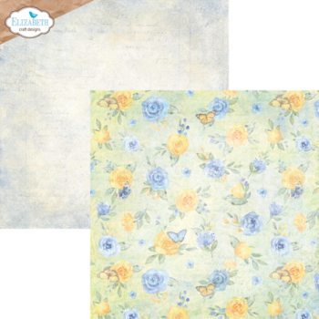 Elisabeth Craft Designs, Evening Rose 12x12 Inch Patterned Cardstock Paper