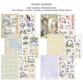 Ciao Bella, Secret Garden A4 Junk Journal Ephemera Book