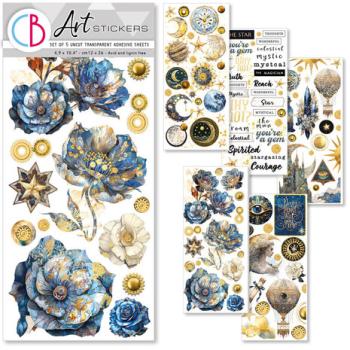 Ciao Bella, Celestial Transparent Adhesive Sheets