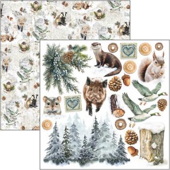 Ciao Bella, Forest Tales 6x6 Inch Fussy Cut Pad