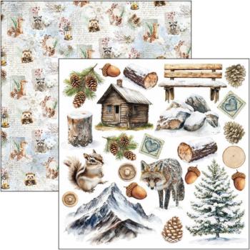 Ciao Bella, Forest Tales 6x6 Inch Fussy Cut Pad