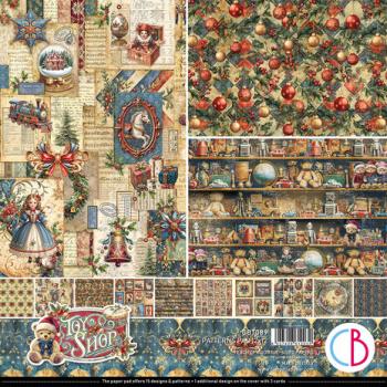 Ciao Bella, Toy Shop 12x12 Inch Patterns Pad, Scrapbook
