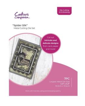 Crafters Companion, Halloween Nesting Cutting & Embossing Die Spider Silk