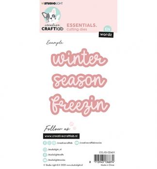 CraftLab, Die Winter Essentials Wordz nr.421