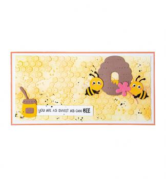 CraftLab • Embossingfolder Honeycomb Essentials nr.14