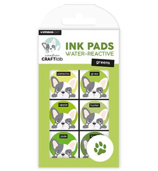 CraftLab • Ink Pads Water-reactive greens Essentials nr.22