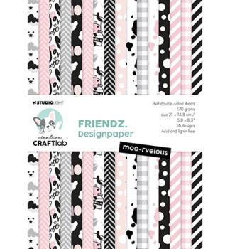CraftLab • Paper Pad Moo-rvelous Friendz nr.134