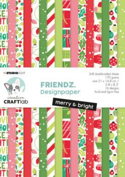 CraftLab • Friendz Design Paper A5 Merry & Bright
