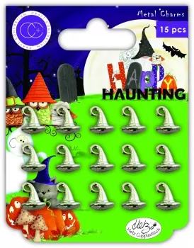 Craft Consortium Happy Haunting - Witches Hat - Metal Charms