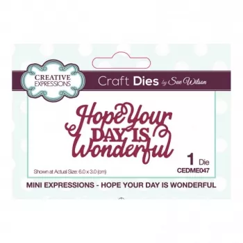 Creative Expressions • Mini expressions your day wonderful