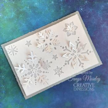 Creative Expressions, Cathie Shuttleworth Paper Cuts Cut & Lift Snowflake Sparkle