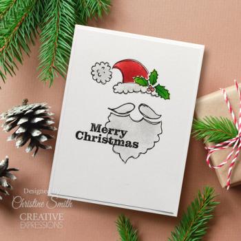 Creative Expressions, Cathie Shuttleworth Paper Cuts Cut & Lift Jolly Santa