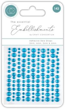 Craft Consortium, Adhesive Dew Drops Blue