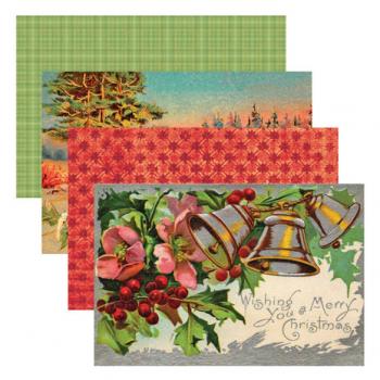 Spellbinder, Vintage Home for the Holidays 6x9 Inch Paper Pad